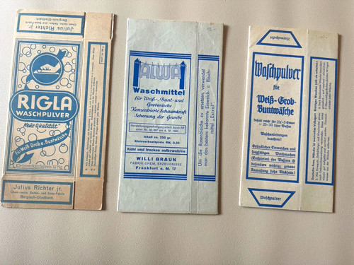 Alte reklame papier tüte - alte,