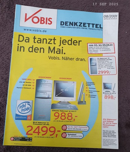 Alte werbung computer vobis - alte,