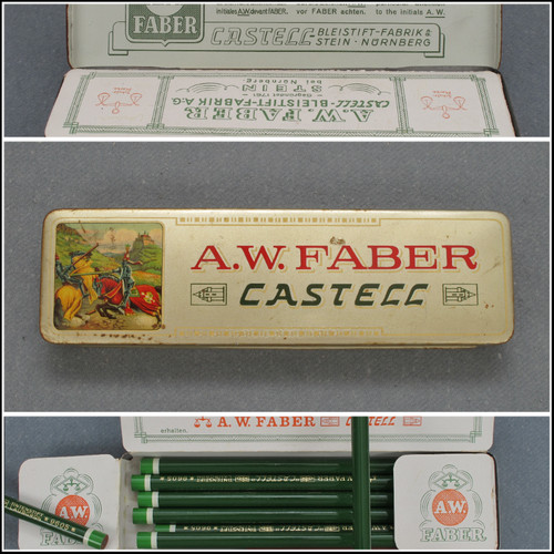 Alte faber castell blechdose - alte,