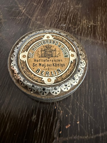 Alte blechdose dose schokolade - blechdose,