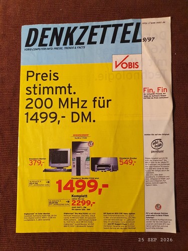 Alte werbung computer vobis - werbung,,