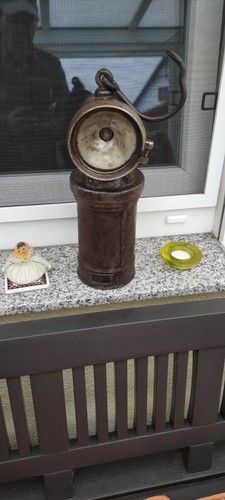 Alte carbid leuchte für - alte,