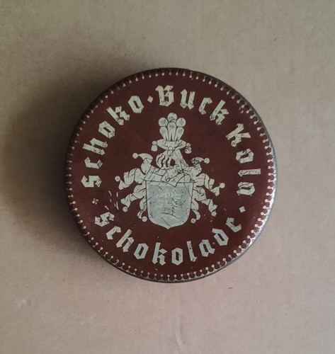 Alte blechdose scho - alte, scho-ka-kola