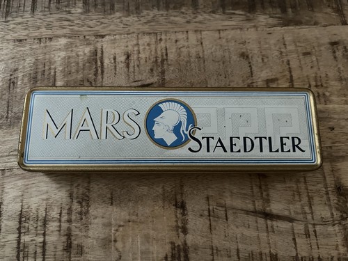 Alte mars staedtler - mars, blechdose