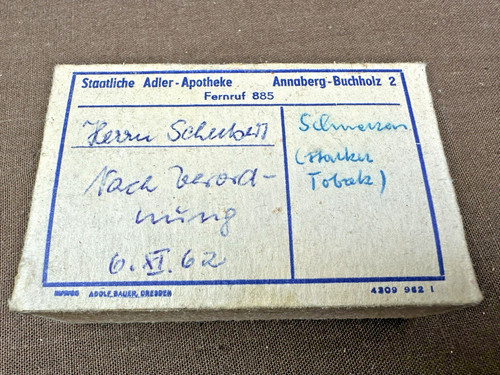 Ddr alte sammler - schachtel, "
