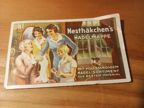 Alte nesthäkchen nadelmappe - alte,